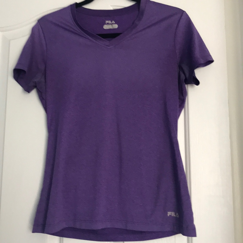 Fila Purple Exercise Short Sleeve